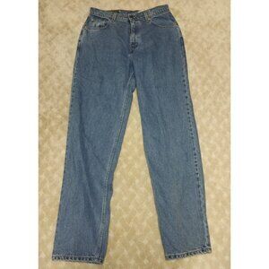 Vintage 90s Levi's 560 Jeans Women 12 Long Loose Fit Tapered Mom Blue Denim NWT